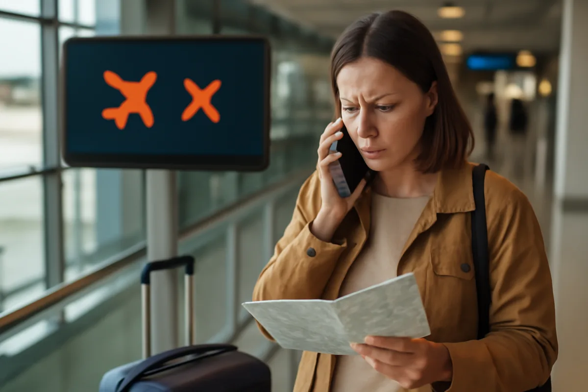 Cosa fare se il volo viene cancellato durante un viaggio organizzato? La procedura che ti tutela subito