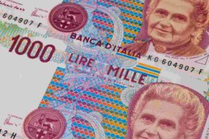 Vecchie Lire con Maria Montessori: ecco quanto valgono oggi